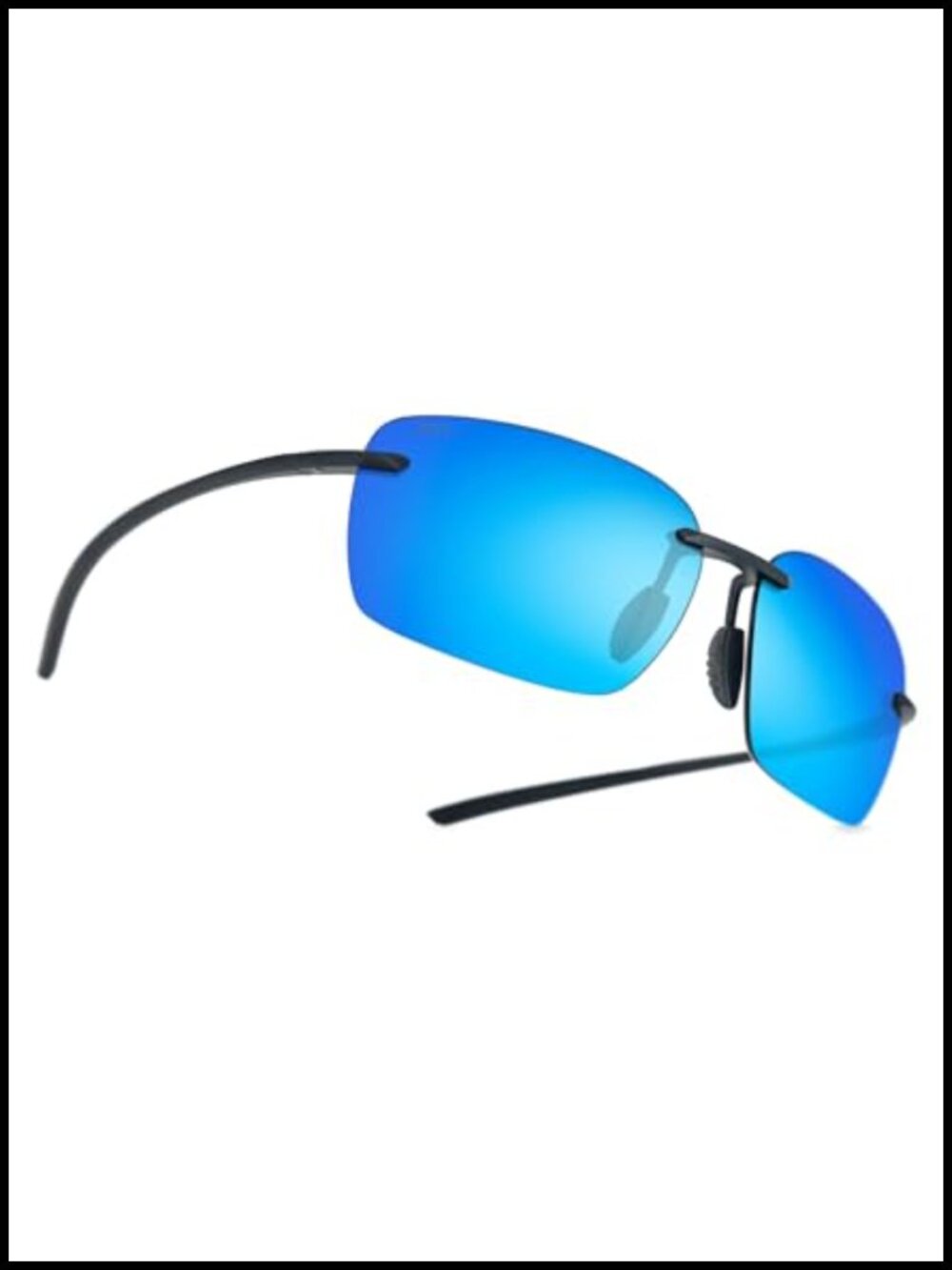Shady Rays Huron Polarized Rimless Sunglasses for Men, Lightweight